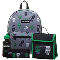 Los mejores  - Mochila Minecraft Infantil - Set de 4 Piezas